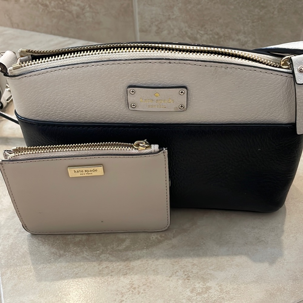 Kate spade bag and card holder